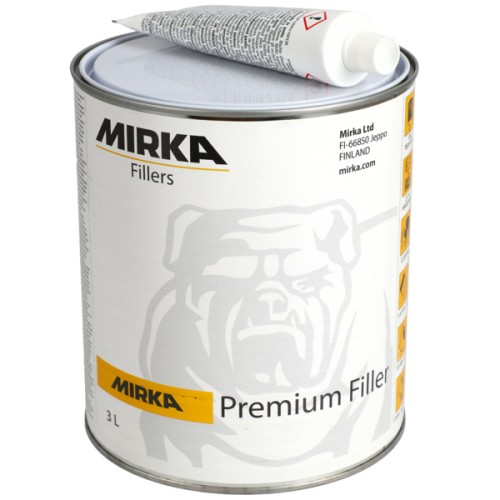 MIRKA MASILLA PREMIUM 3L (ACABADOS) + PEROXIDO MIRKA MASILLA PREMIUM 3L (ACABADOS) + PEROXIDO