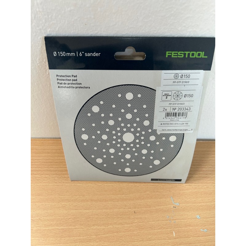 FESTOOL ALMOHADILLA PROTECTORA PP-STF D-150/2 2UD